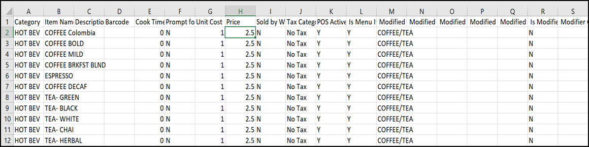 Csv file record