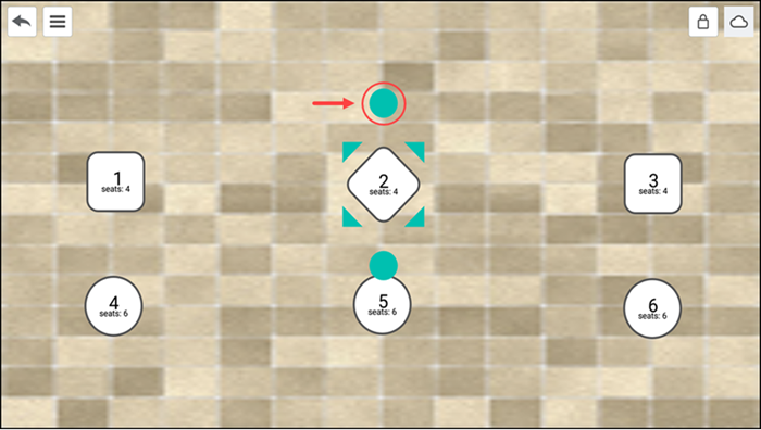 Add tables screen