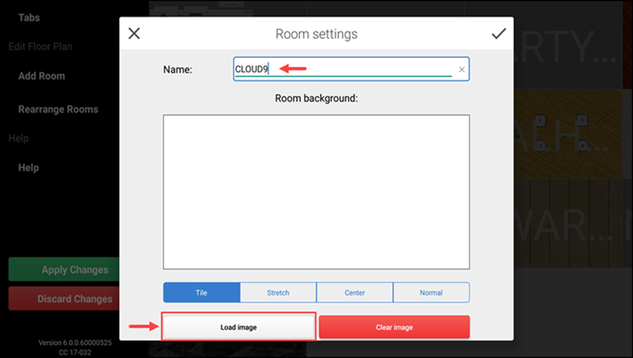 Add room screen