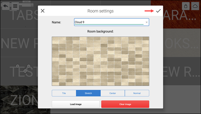 Add room screen