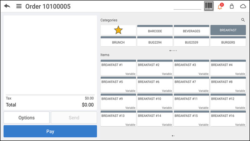 linking barcode to an item