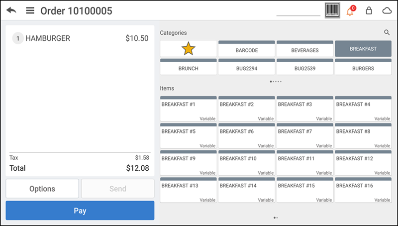 linking barcode to an item