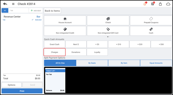 Tap Pay to view payment options.