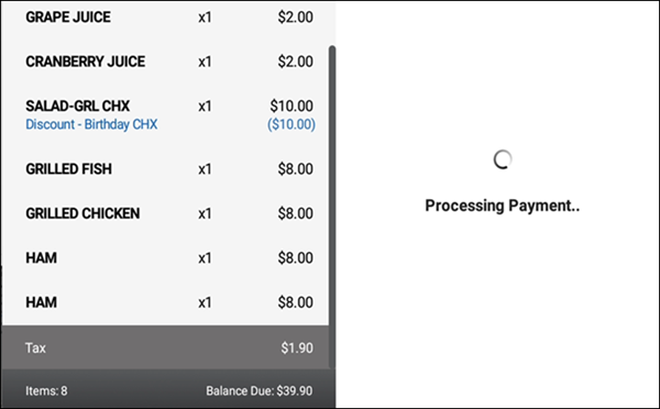 Customer facing display