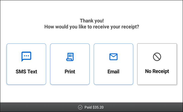 Customer facing display