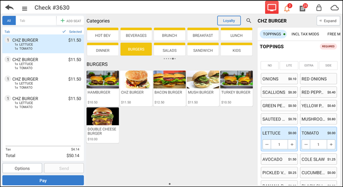 Showing repeated items