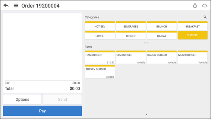 Start order in quick mode