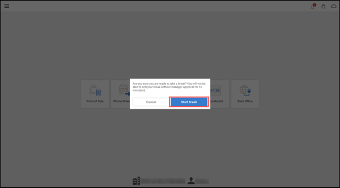 Confirmation prompt