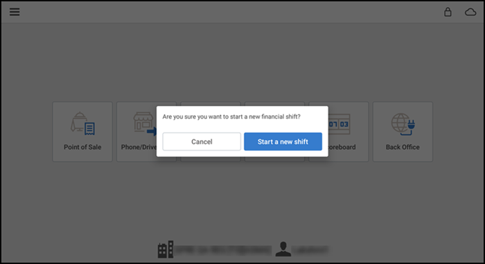 Confirmation prompt