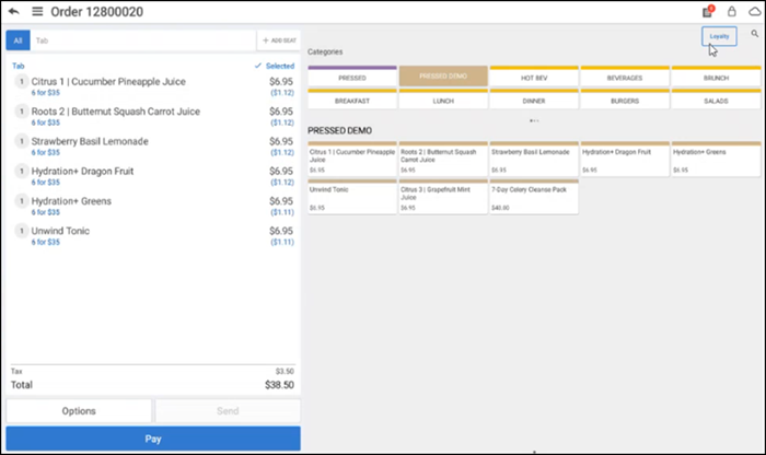 Select Essential from the Consumer Marketing My Account screen