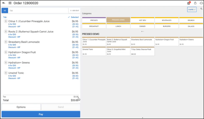 Select Essential from the Consumer Marketing My Account screen