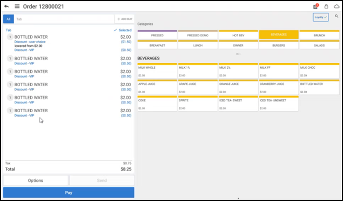 Select Essential from the Consumer Marketing My Account screen