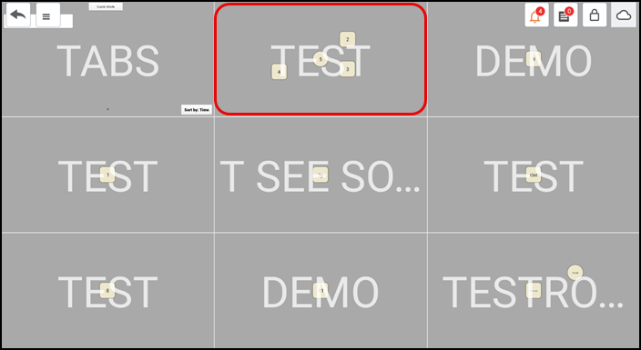 Tap Transfer tab from popup menu