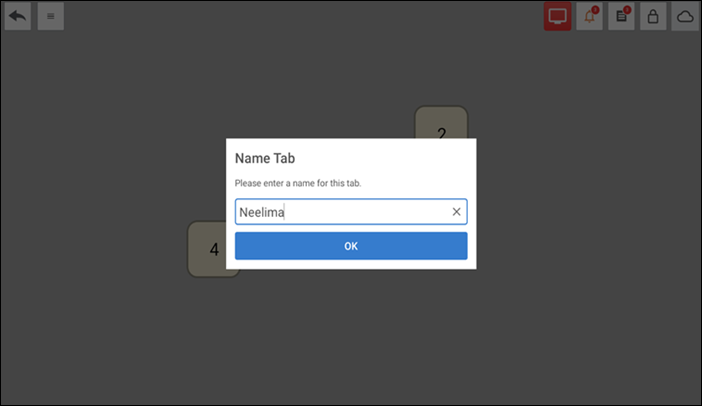 Tap Transfer tab
