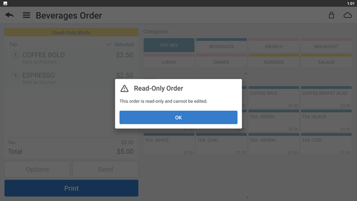 Lock icon appears on orders owned by another user