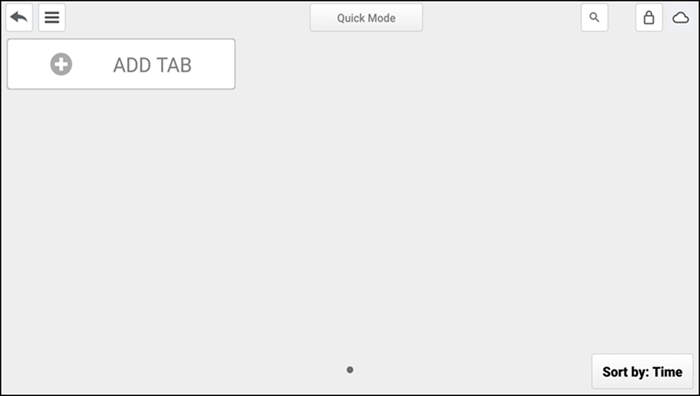 Tap Point of Sale and start a new shift