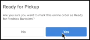 Tap Mark as Ready