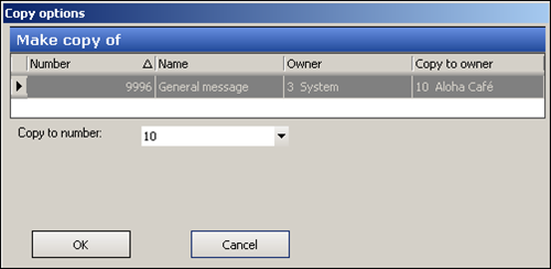 Copy Command Panel