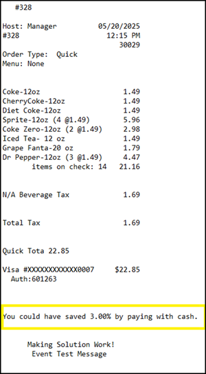 Cash receipt