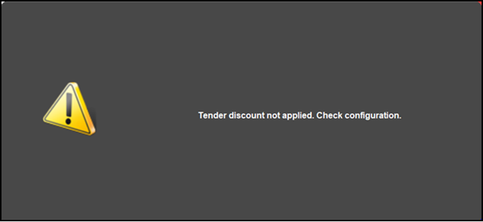 Check configuration error