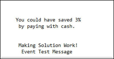 Cash receipt