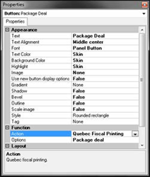 Properties dialog box