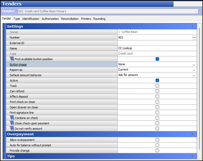 Select CC Lookup