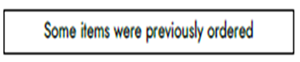 Element Modified Order Info