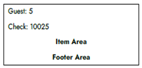 Header Area Example