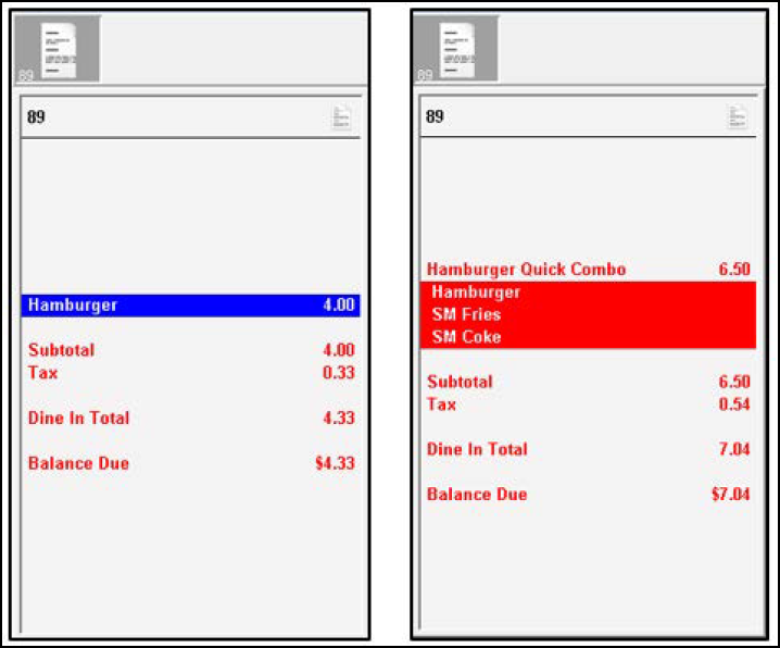 Sample of Adding Components and applying quick combo