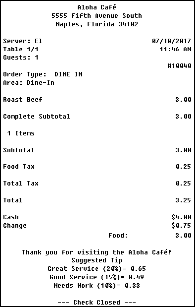 Taxed Sale Variable