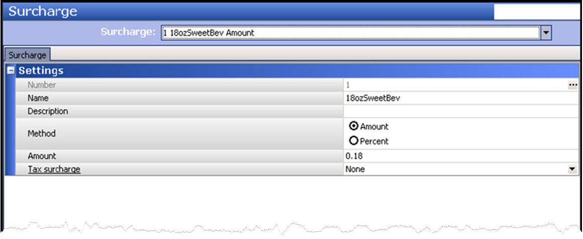 Surcharge Function