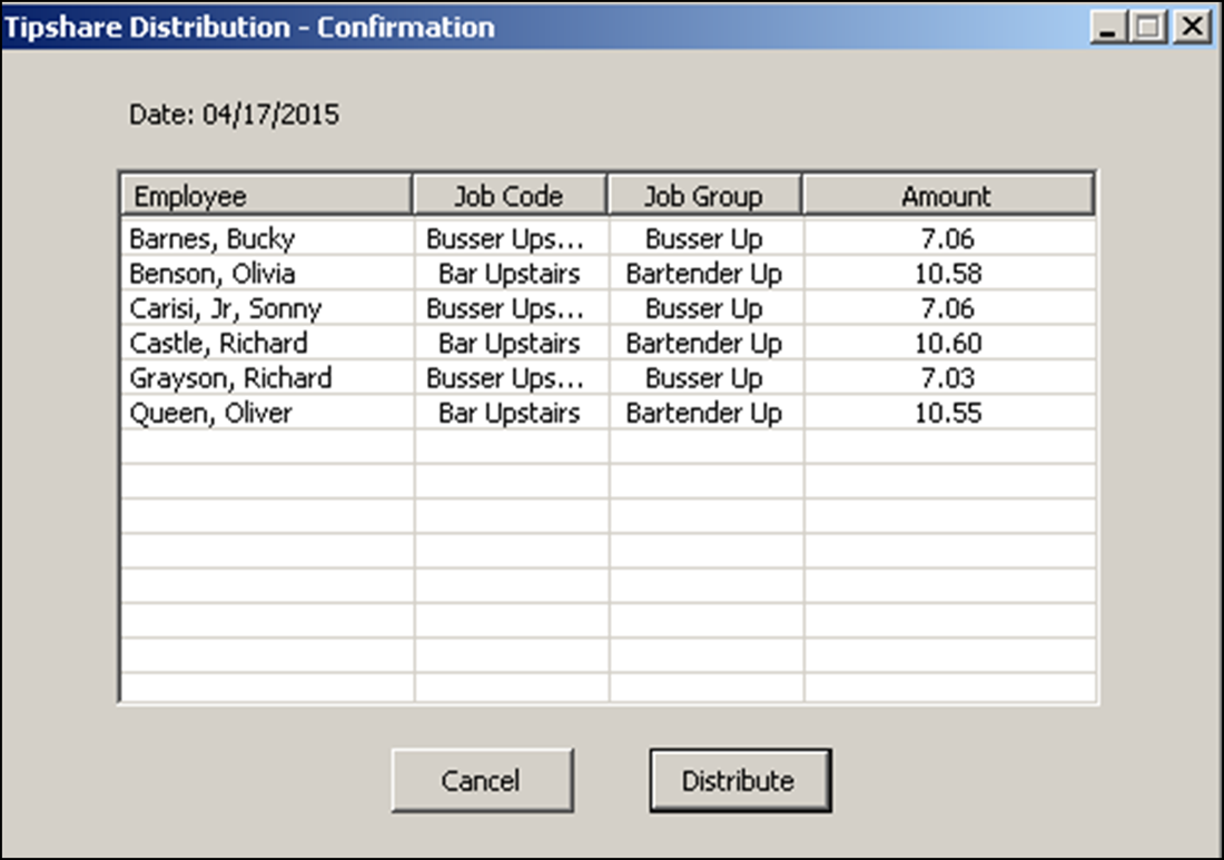 Sample confirmation dialog box 