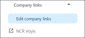 Edit company links