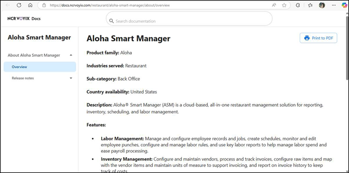 Docs portal home page