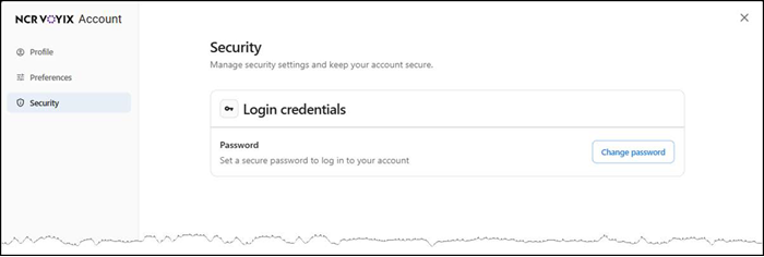 Editing the security page