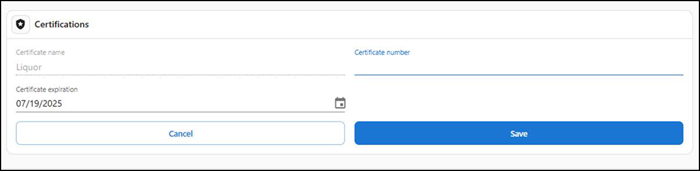 Employees local device login screen