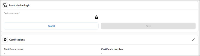 Employees certifications screen