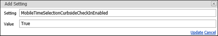 Add setting in choose settings set in configuration