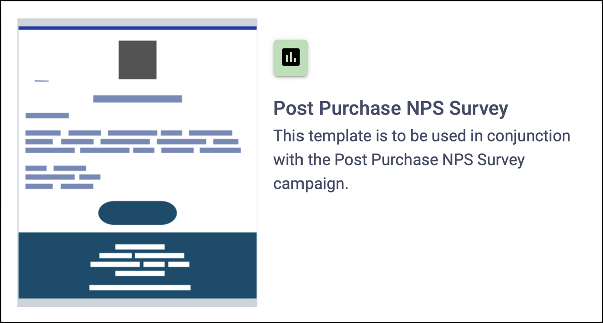 Picture of Post Purchase NPS Survey template