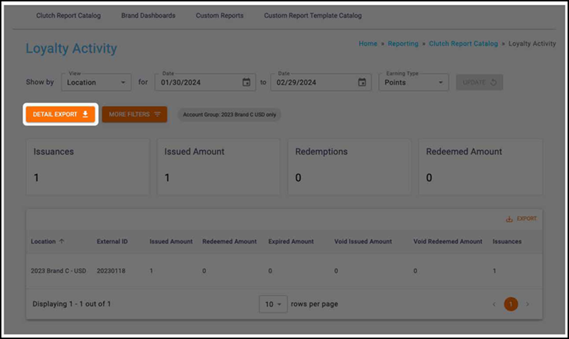 Click MORE FILTERS to expand your filter options