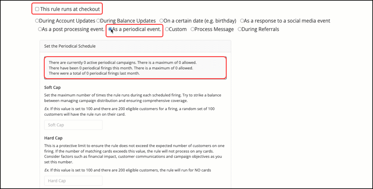 Scheduled vs. Campaign Email selection