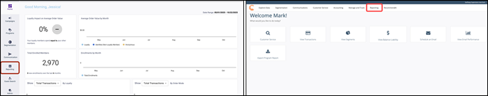 Accessing report catalog