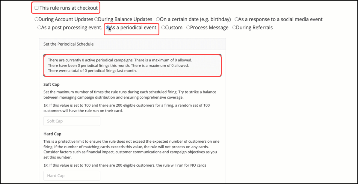 Scheduled vs. Campaign Email selection