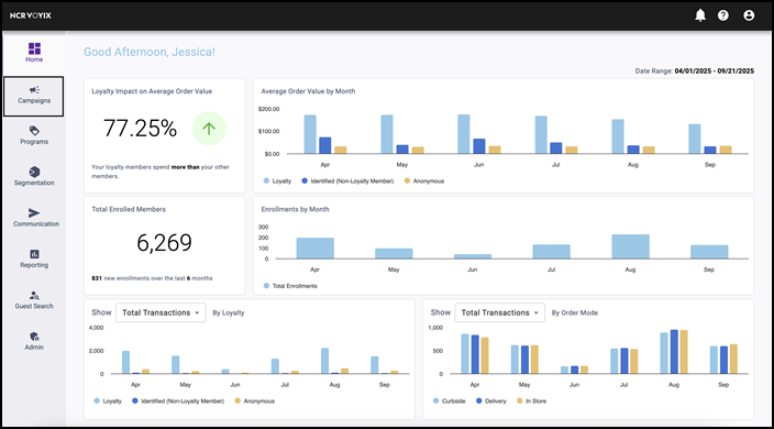 Sample survey screen