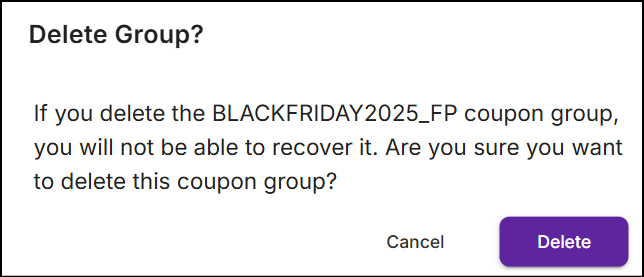 delete group