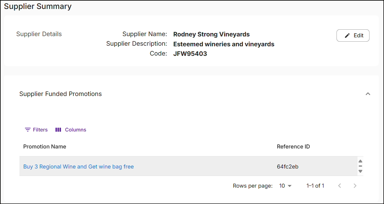 supplier sum