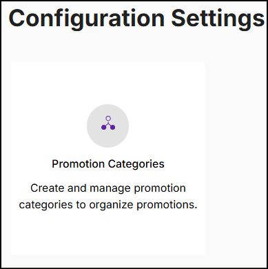 configuration settings