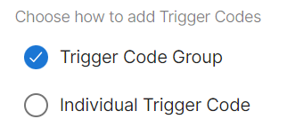 trigger code types