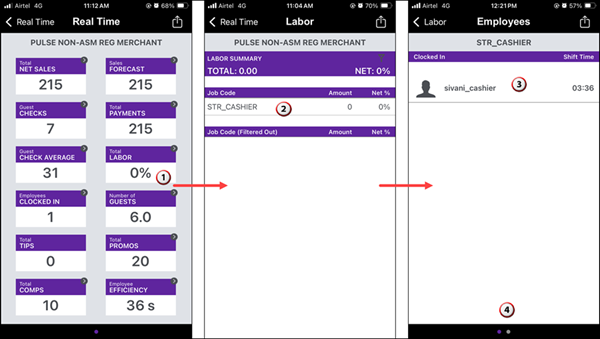 Sample Total Labor view